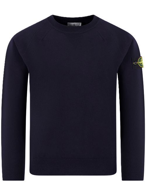 Maglione girocollo di Stone Island Stone Island | L2S15 5100007 S00A1V0020 NAVY BLUE